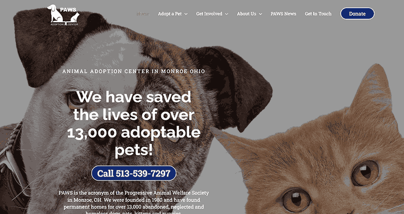 PAWS Adoption Center